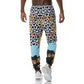 Men's 3D Leopard Print Retro Printing Casual Sports Jogger Pants