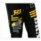 Men's Brazil National Flag Printing Out Door Sports Workout Football Training Jogger Pants