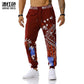 Men's The Statue Of Liberty Printing Out Door Sports Workout Football Training Jogger Pants