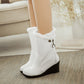 Women Wedges Heels Short Snow Boots