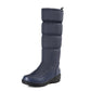 Women Heels Waterproof Winter Down Mid Calf Snow Boots