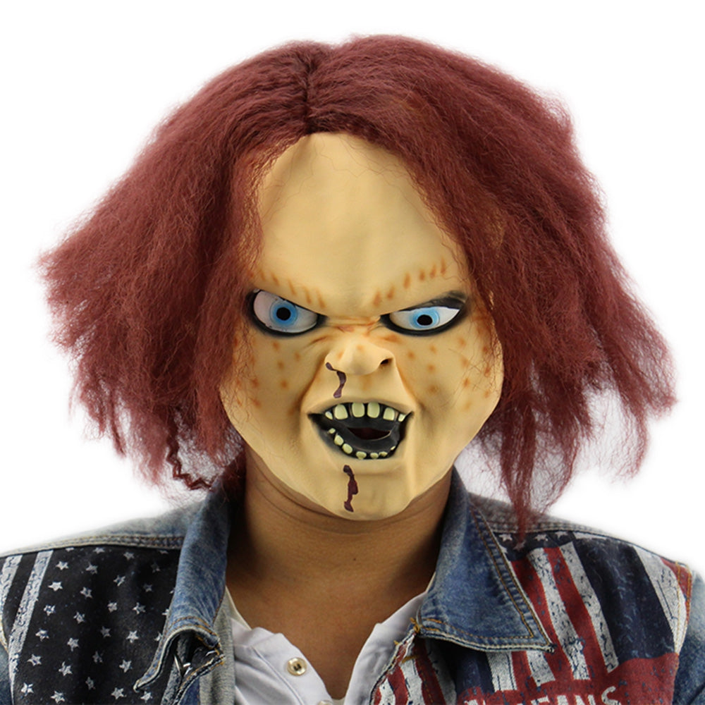 Chucky Action Figures Latex Mask for Child Play for Masquerade Halloween Party