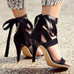 Women Tied Strap Stiletto Heels Sandals