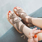 Women Strapped Slik Flat Sandals