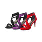 Open Toe Gladiator Sandals High Heeled Shoes 9007