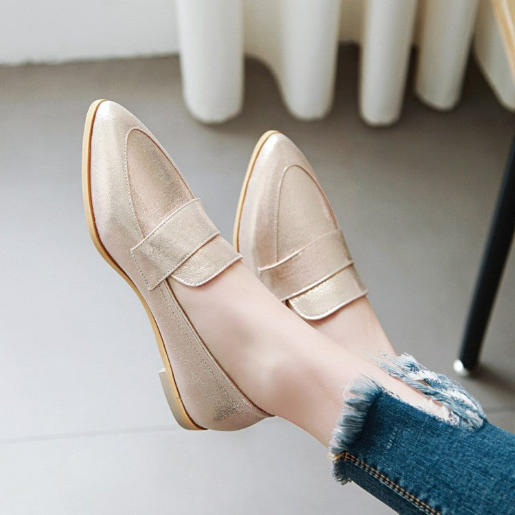 Women Pointed Toe Pumps Flats Shoes