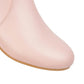 Women Lace Pearls Tassel Low Heel Short Boots