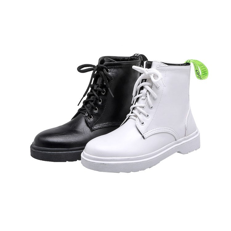 Women Short Motorcycle Boots Shoes Woman