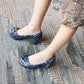 Women Printed High Heels Chunky Platform Pumps