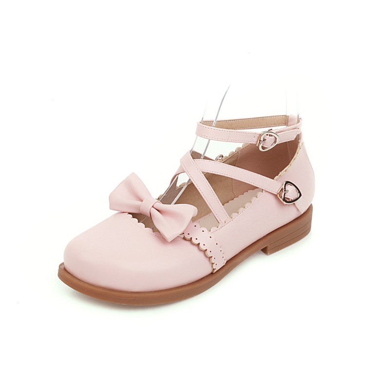 Women Flats Shoes with Bowtie