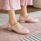 Women Rhinestone Flats Mary Jane Shoes