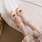 Women Lolita Closed Toe Lace Butterfly Knot Block Heel Sandals