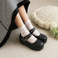 Women Double Strap Platform Wedge Heels Shoes