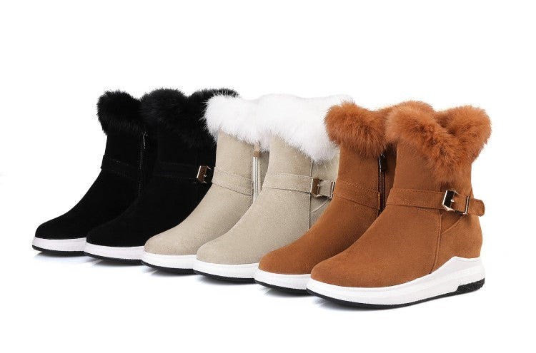 Buckle Wedges Platform Ankle Boots Women Shoes New Arrival