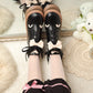 Women Lace Up Bowtie Flat Ankle Boots