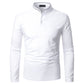Men's Solid Color Simple Long Sleeve Shirts
