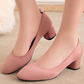 Pointed Toe Pumps High Heels Artificial Suede Shoes Woman