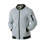 Men's Hollow Out Cotton Sports Casual Blazer Bomber Jacket