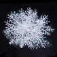 12PCS White Snowflake Ornaments for  Ornaments