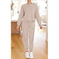 Women Two Pics Long-sleeved Sweatershirt Trousers for Home Clothes