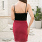 Fashion Leather Cross-tied A-lineall-matched Sexy Short Women Skirts