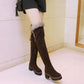 Women Thick Soled Over the Knee Boots