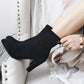 Faux Suede Pointed Toe High Heels Boots for Women 1492