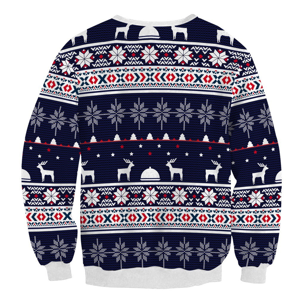 Christmas Pine Long-sleeved Couple Sweater