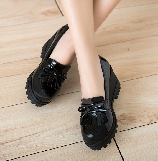 Tassel Women Pumps High Heels Platform Shoes