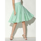 3d Solid Color Pleated Women Skirts