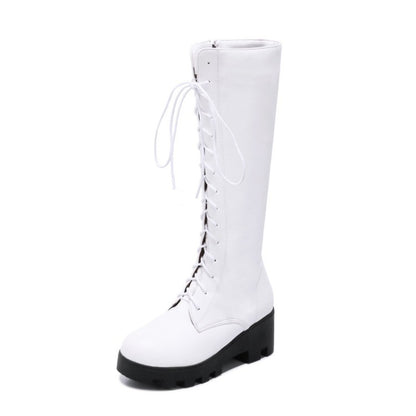 Women's Lace Up Tall Boots