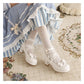 Women Pumps Mary Janes Shoes with Bowtie Lace