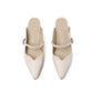 Women Pearl Rhinestone High Heel Chunky Sandals