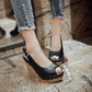 Women Slingbacks Platform Wedges Sandals