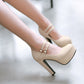 Women Platform Pumps High Heels Dress Shoes