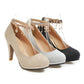 Women Rhinestone Platform Pumps High Heels Wedding Shoes