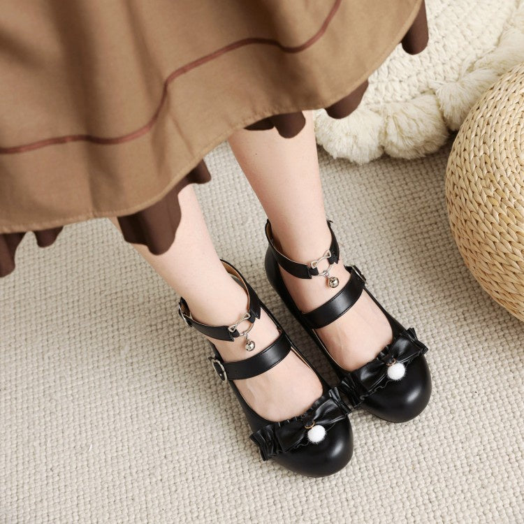 Women Lolita Mary Jane Pumps High Heels