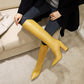 Women Pointed Toe High Heel Knee High Boots