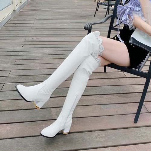 Women Lace Over the Knee Boots