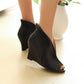 Women's Fish Mouth Wedge Sandals