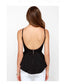 Sexy Hanging Neck Exposed Back Front Short Rear Long Frilled Tuxedo Women Sling Tank Top