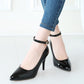 Pointed Toe Patent Leather High Heel Pumps