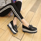 Women's Thick Bottom Shallow Mouth Platform Wedges Casual Shoes
