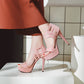 Women's High Heel Ankle Strap Hollowed-out Stiletto Heel Platform Sandals