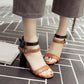 Women's High Heel Chunky Heel Sandals