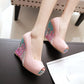 Women's Open Toe Platform Wedge Sandals