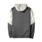 Men's Zipper Hooded Tricolor Stitched Coat Sweaters