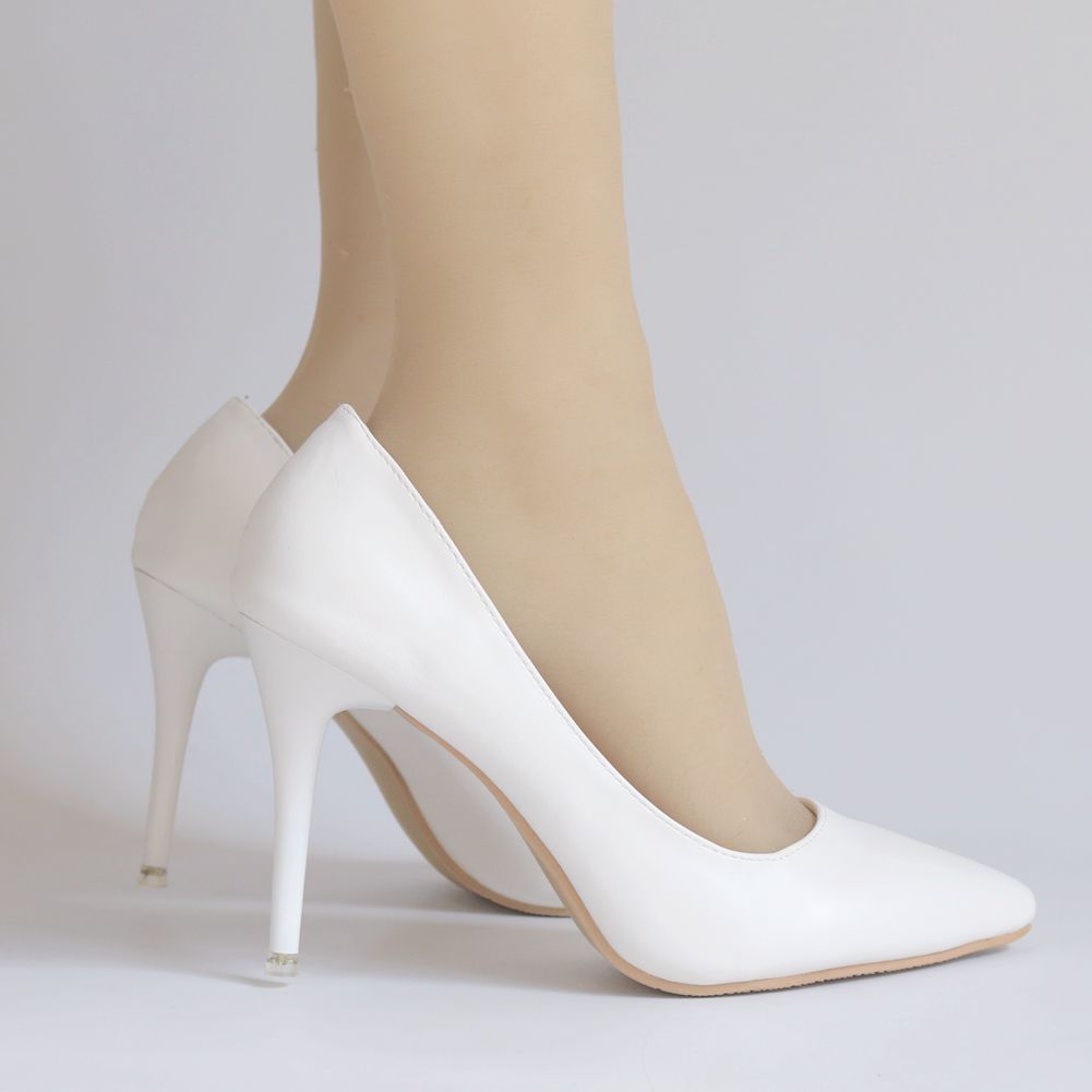 Women Pointed Toe Stiletto Heel Pumps Wedding Shoes