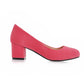5 Colors Chunky Heel Pumps Platform High Heels Women Shoes 6639