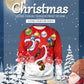 Santa Print Pullover Round Neck Couple Sweater
